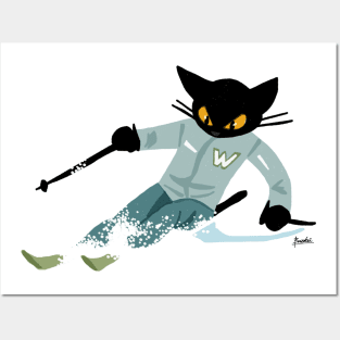 Skiing Posters and Art